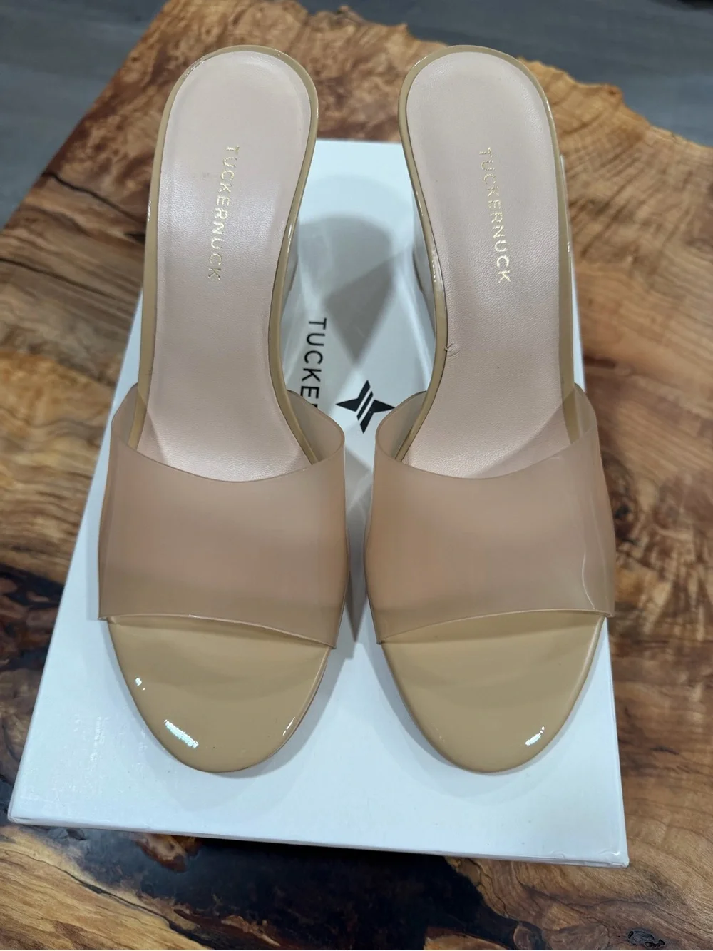 Tuckernuck clear Denny wedges